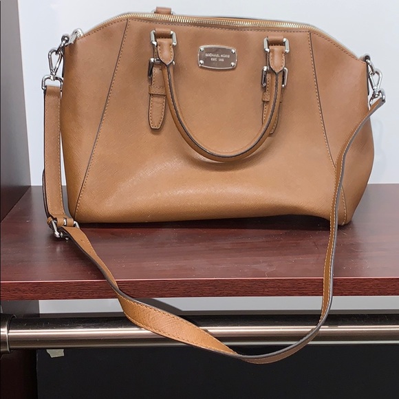Large brown Michael Kors purse - Picture 1 of 4